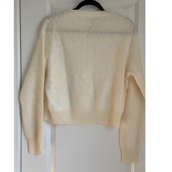 J. Crew Women's Cream Crew Neck Sweater - Picture 3 of 8